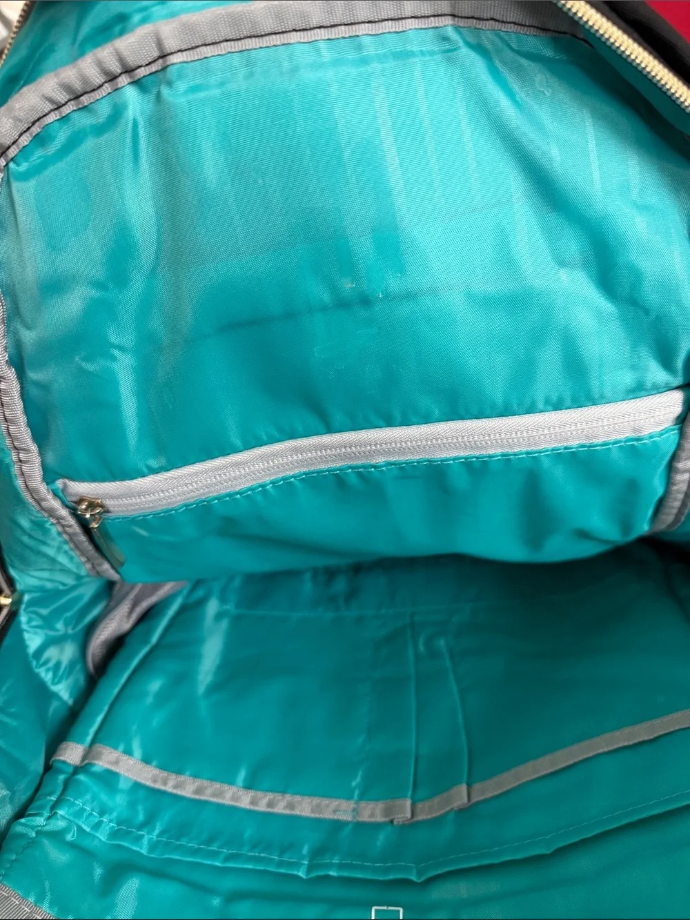 KROSER Black Laptop Backpack with Teal Interior